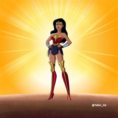 Fan Art Dceu Wonder Woman In Dcau Style By Yaboiisid Rdccomics