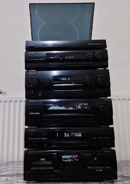 Kenwood Hifi 6 Pieces Stack System Separates A 97 X 87 T 76l Ge 970 Dp
