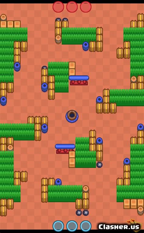 This is especially true in gem grab where most of the maps are filled walls and obstacles. Time Out - Gem Grab map - Brawl Stars | Clasher.us