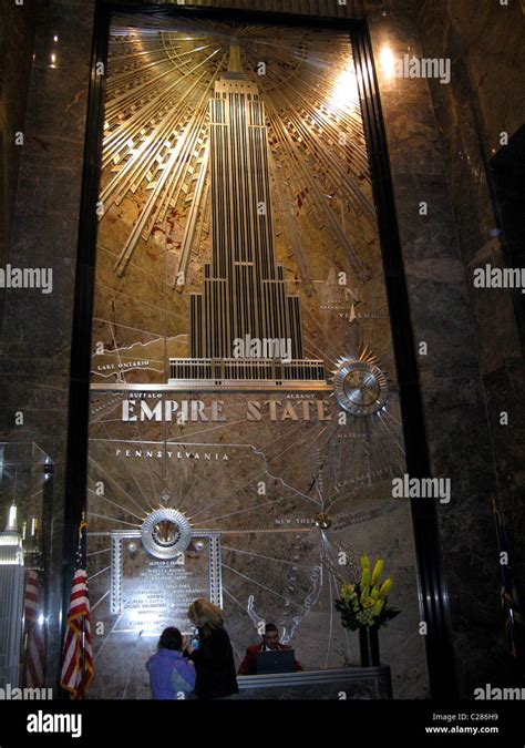 Empire State Building Entrance Or Foyer Of The Empire State Building