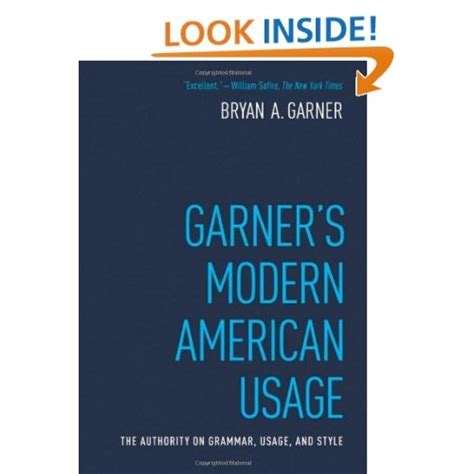 Amazon Com Garner S Modern American Usage Bryan A