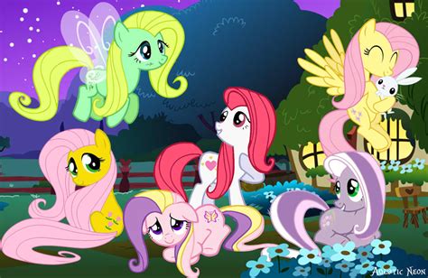 Fluttershy And Her Ancestors My Little Pony Friendship