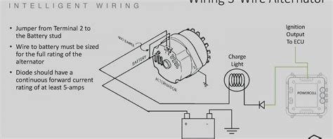 Simple 2 Wire Alternator Wiring Diagram