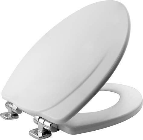 Toilet Seat Soft Cushioned White Oval Bathroom Seats Wc Heavy Duty