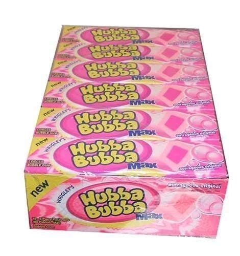 Hubba Bubba Max Outrageous Original Bubble 5 Piece Pack Of 18 Ali