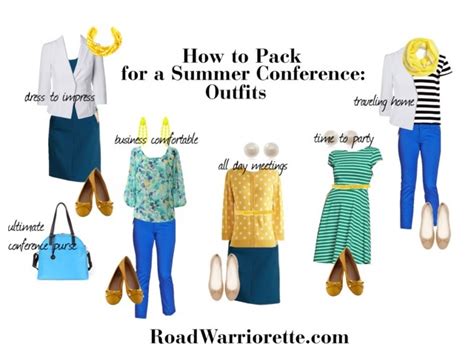 How To Pack For A Summer Conference Road Warriorette
