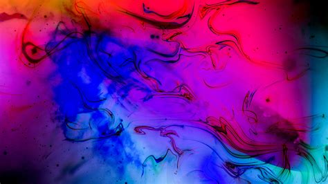 Pink Blue Purple Oil Paint Abstraction 4k 8k Abstract Hd Desktop