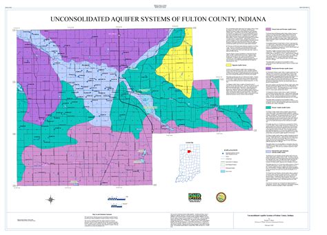Dnr Water Aquifer Systems Maps 44 A And 44 B Unconsolidated And