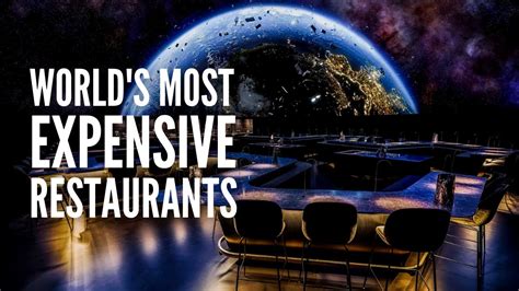 The 25 Most Expensive Restaurants In The World Youtube