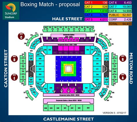 Hours, address, suncorp stadium reviews: Manny Pacquiao vs Jeff Horn Seating Map Sunday 2nd July