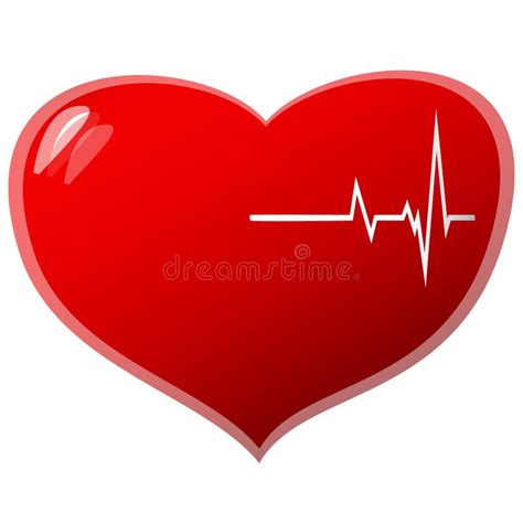 Beating Heart Stock Vector Illustration Of Emotion Greeting 29965198