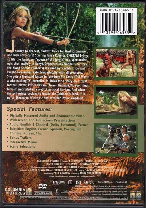 Sheena Queen Of The Jungle Blu Ray Retro Vhs Box Classic Horror Film Board