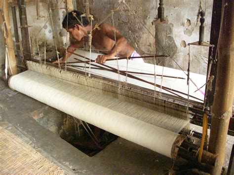 Khadi And Cotton Weaving Khadi Is A Fabric Made By Hand Spinning Threads
