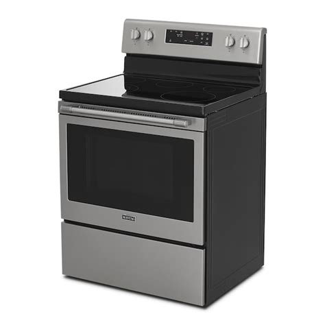 Maytag 30 In Smooth Surface 5 Elements 53 Cu Ft Self Cleaning