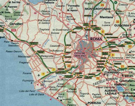 Cartina Grande Raccordo Anulare Roma Tomveelers