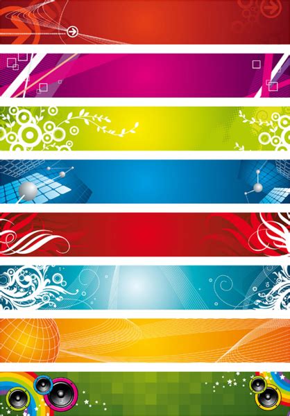 8 Web Banners Psd Official Psds