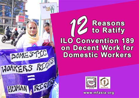 New Publication 12 Reasons To Ratify Ilo Convention 189 On Decent Work