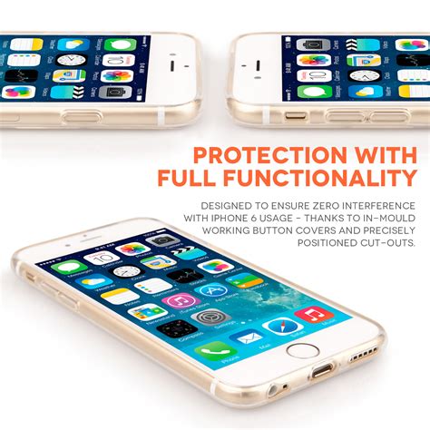 Yousave Iphone 6 Silicone Gel Case Clear Mobile Mad
