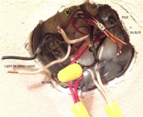 The housing has 1 copper (ground?), two black wires (1 hot), 1 red wire, and one white wire. Ceiling light wiring help - DoItYourself.com Community Forums