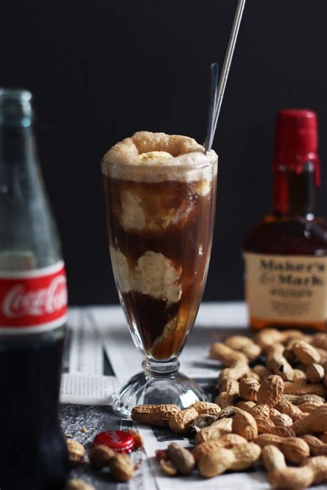 Salted Peanut Ice Cream Bourbon Coke Floats Honestlyyum