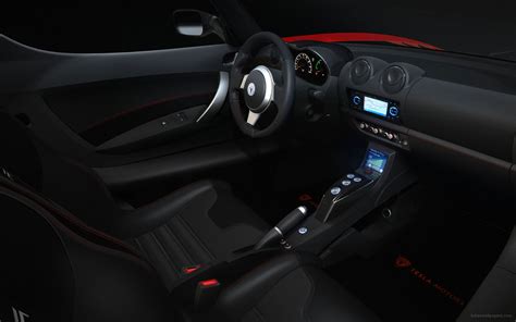 Tesla Roadster Sport Interior Wallpaper Hd Car Wallpapers 1270