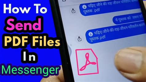 How To Send Pdf Files In Messenger Youtube