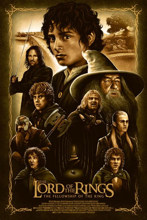 The Lord Of The Rings The Fellowship Of The Ring Beau Film The