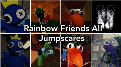 Rainbow Friends All Jumpscares Roblox Youtube