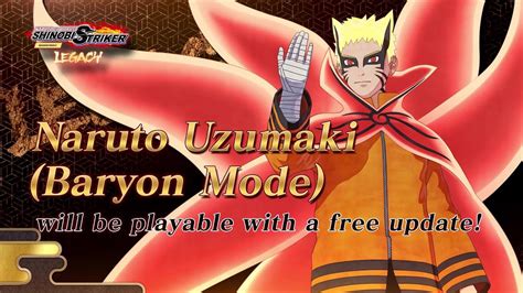 Naruto To Boruto Shinobi Striker — Naruto Uzumaki Baryon Mode Dlc
