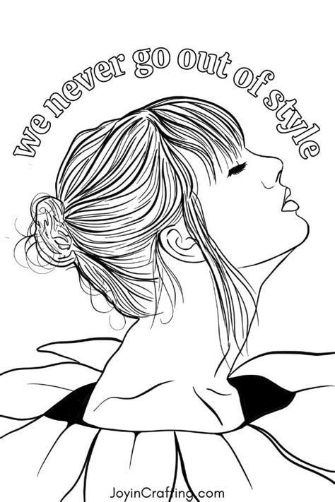 13 Printable Taylor Swift Coloring Page Joy In Crafting