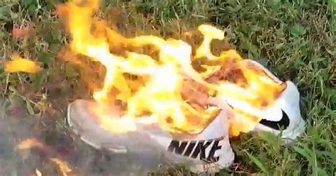 People Burn Their Own Nike Gear In Response To Kaepernick Ad