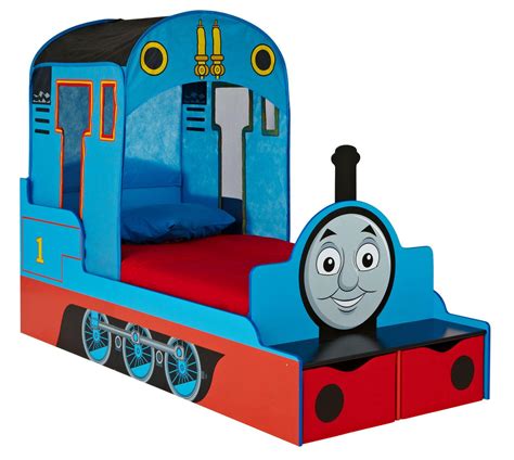 Thomas The Tank Engine Kids Toddler Bed With Underbed Storage Hellohome