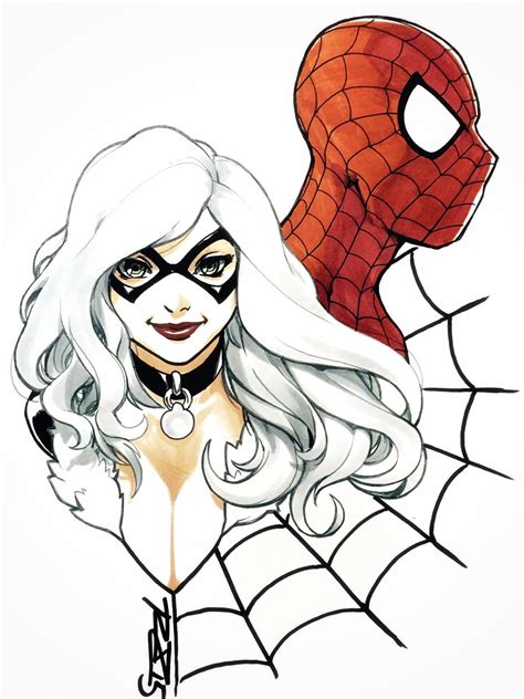 Spider Man And Black Cat • Rob Robaato Porter Airworthy Comics