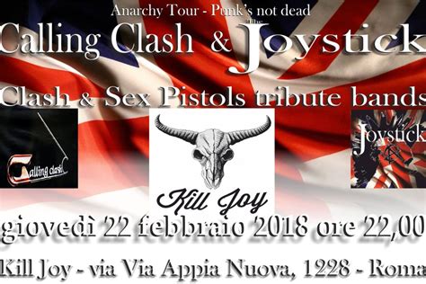 Giovedi 222 Anarchy Tour 1977 Sex Pistols Tribute By Joystick The