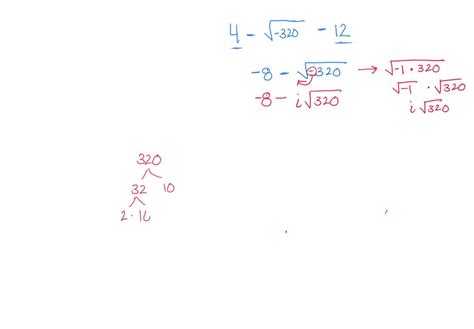 SOLVED Simplify The Radical Expression 4 320 12 Write Your