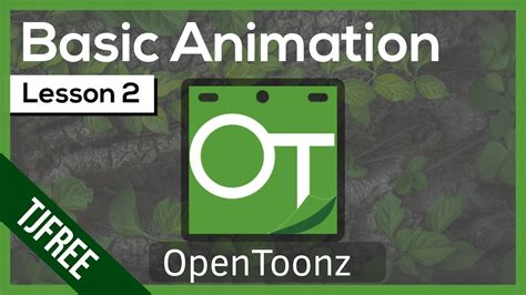 Opentoonz Lesson 2 Basic Animation Youtube