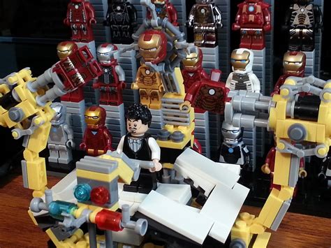 Lego Iron Man In Suit Up Gantry Kit By Sy Custom Set By Flickr