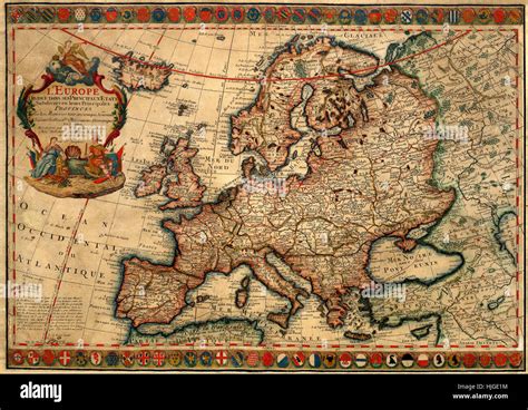 Mapas Antiguos Mapa De Europa Mapa De Europa Vintage Pergamino