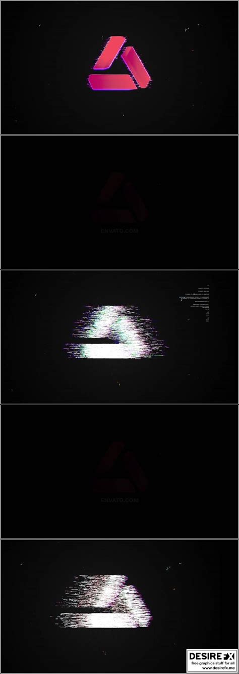 Desire FX D Models Videohive Glitch Logo Reveal