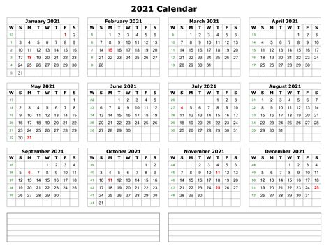 2021 Calendar Wallpaper