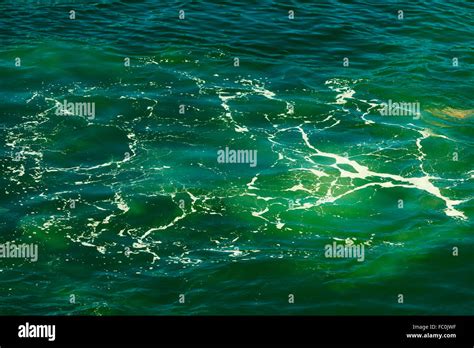 Sea Bottom With Blue Water Wave Splash Background Stock Photo Alamy