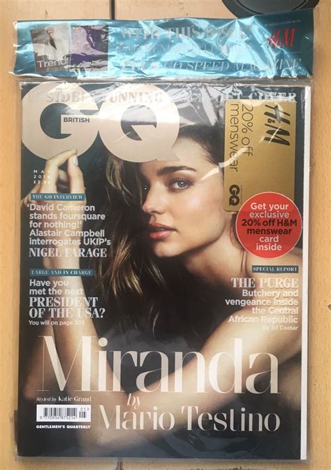 GQ Magazine BRITISH May Miranda Kerr By Mario Testino SEALED EBay