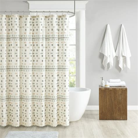 Home Essence Apartment Ari Cotton Jacquard Shower Curtain