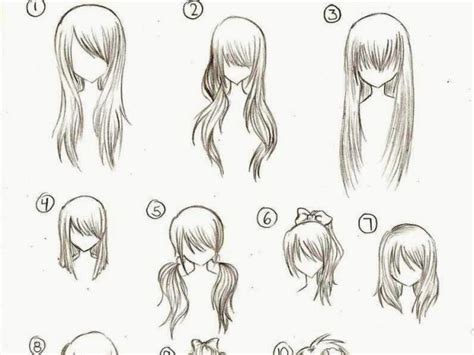 Anime Hairstyles Drawing At Explore