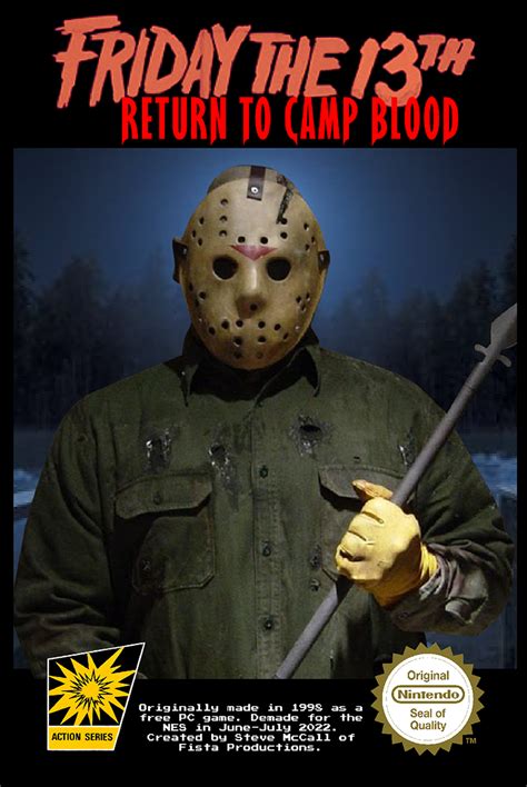 Friday The 13th Return To Camp Blood Rom Nintendo Nes Game