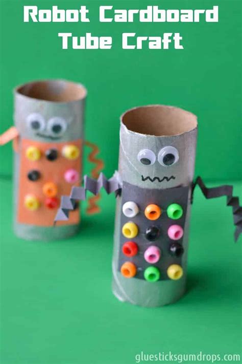 Easy Robot Toilet Paper Roll Craft