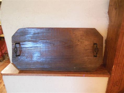 100 Year Old Barn Wood Serving Tray By Porchhound On Etsy