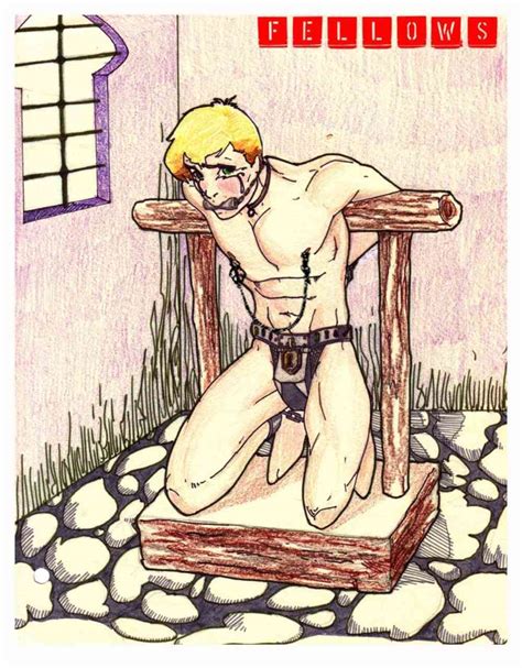 Gay Male Bondage And Discipline Drawings By Fellows Fetish