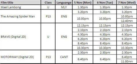 Anyone know if they have premium movie seats in jb similar to our gold class or platinum class? I Love Freebies Malaysia: October 2012