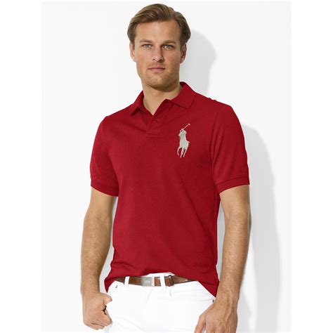 Polo Ralph Lauren Classic Fit Big Pony Polo In Red For Men Lyst